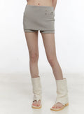 Eyelet Detail Mini Skirt CL507