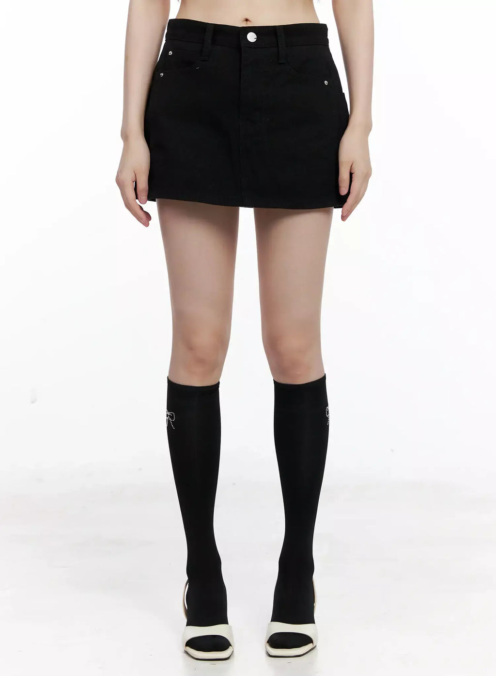 Classic Black Mini Skirt IL531