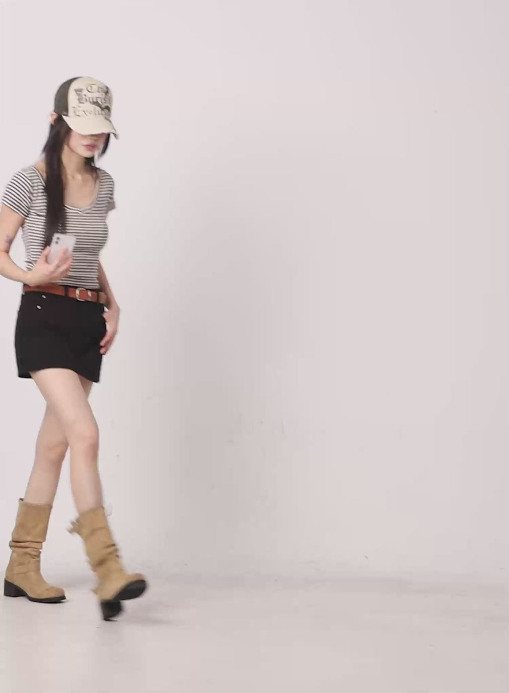 Classic Black Mini Skirt IL531