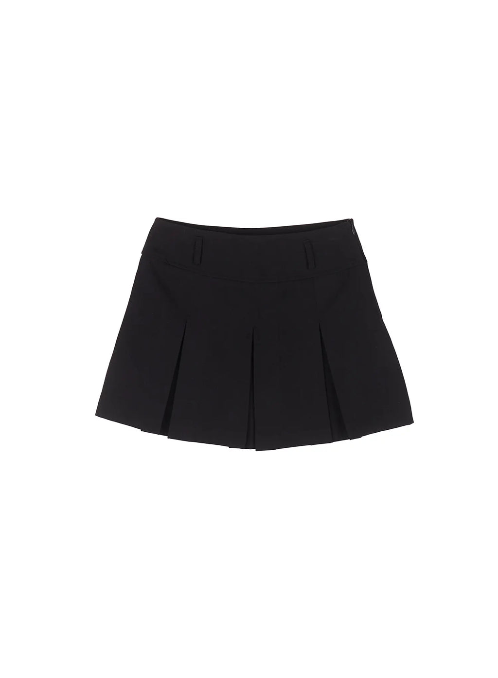 High-Waist Pleated Mini Skirt CU511